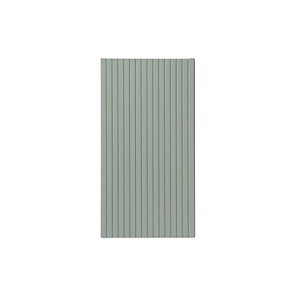 Meublorama Meuble de rangement salle de bain ELVINA 1 porte H57 cm Vert sauge pastel Meuble suspendu