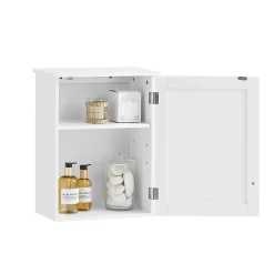 Armoire De Salle De Bains|Meuble De Salle De Bains Faible Profondeur|Sobuy Meuble de Rangementde Salle de Bain Armoire Suspendue, BZR19-W,