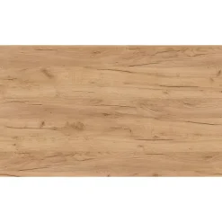 Planète Bain Meuble de salle de bain - 80 cm - Avec vasque à poser - Effet chêne brut - A suspendre - KARAIB