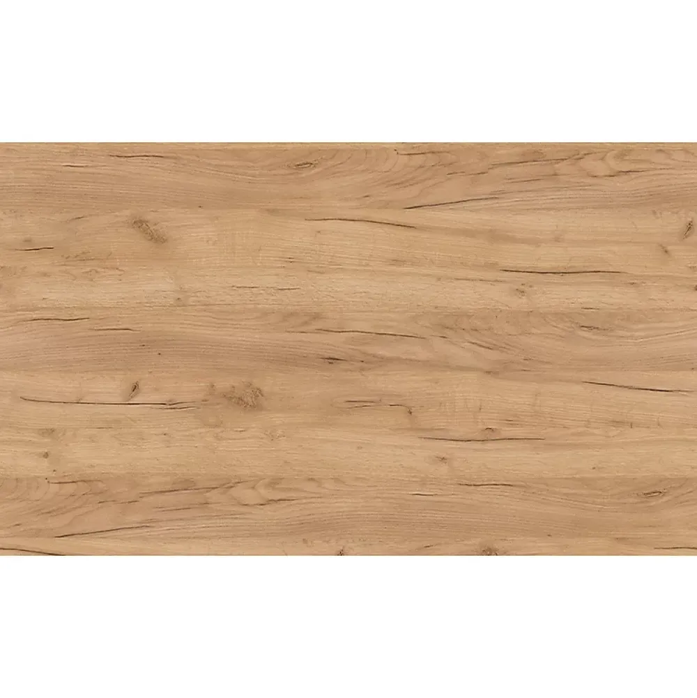 Planète Bain Meuble de salle de bain - 80 cm - Avec vasque à poser - Effet chêne brut - A suspendre - KARAIB