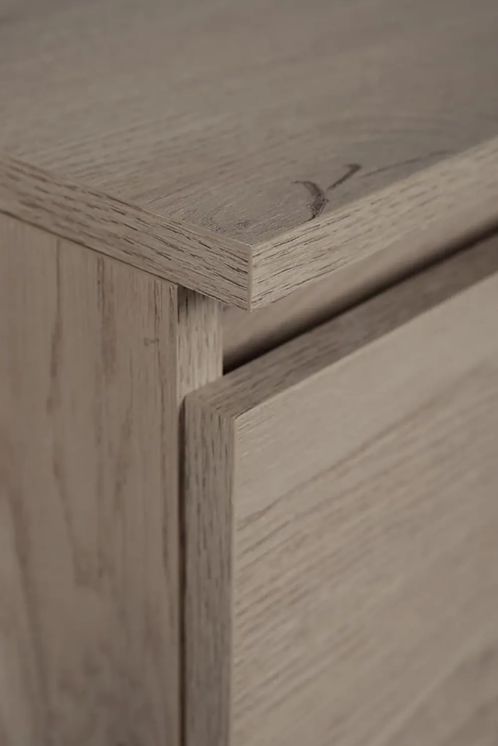Lave-Mains|3xE Living Meuble de salle de bain 80 cm avec plan de travail supérieur + pieds meuble, Couleur: Chêne Foncé, 80 x 46 x 80,7 cm