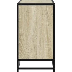 Vidaxl Meuble de salle de bain avec lavabo Chêne Sonoma 80 x 33 x 60 cm Bois d'ingénierie