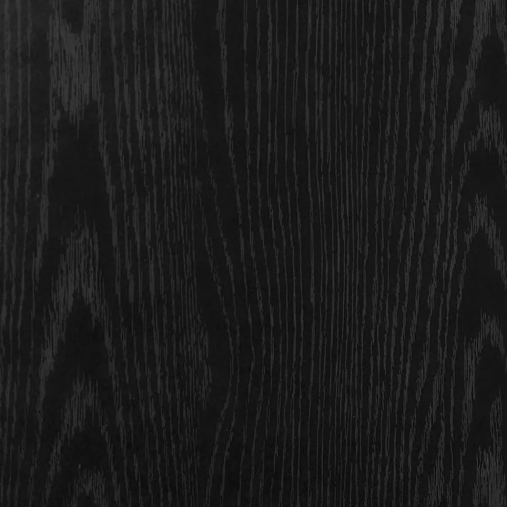 Vidaxl Meuble de salle de bain avec porte-rouleau noir 20,5x20x90 cm