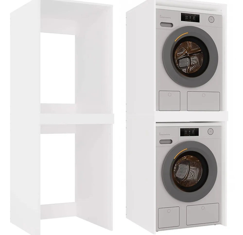 Armoire De Salle De Bains|3xE Living Meuble de salle de bain, blanc, 64 x 180 x 64 cm