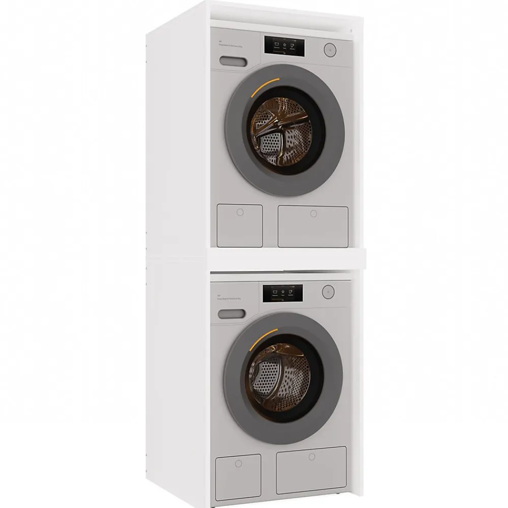 Armoire De Salle De Bains|3xE Living Meuble de salle de bain, blanc, 64 x 180 x 64 cm