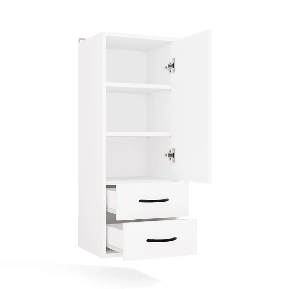 Etagère Salle De Bains|3xE Living Meuble de salle de bain, blanc, 35 x 67 x 30 cm