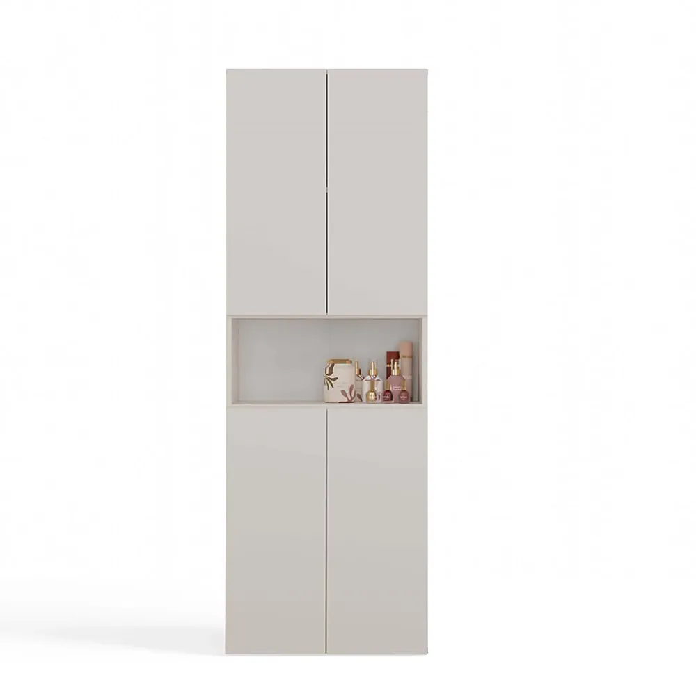 3xE Living Meuble de salle de bain, cachemire, 60 x 30 x 174 cm
