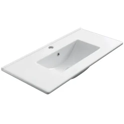 Ensemble Meuble De Salle De Bains|Cosyneo Meuble de salle de bain 120cm avec double vasque - 3 tiroirs et colonne de rangement - tabaco (chêne foncé) - MATA