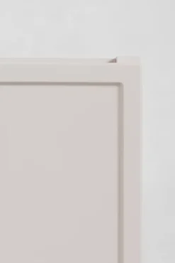 3xE Living Meuble de salle de bain, Cachemire, poignée argentée, 46 x 60 x 57 cm