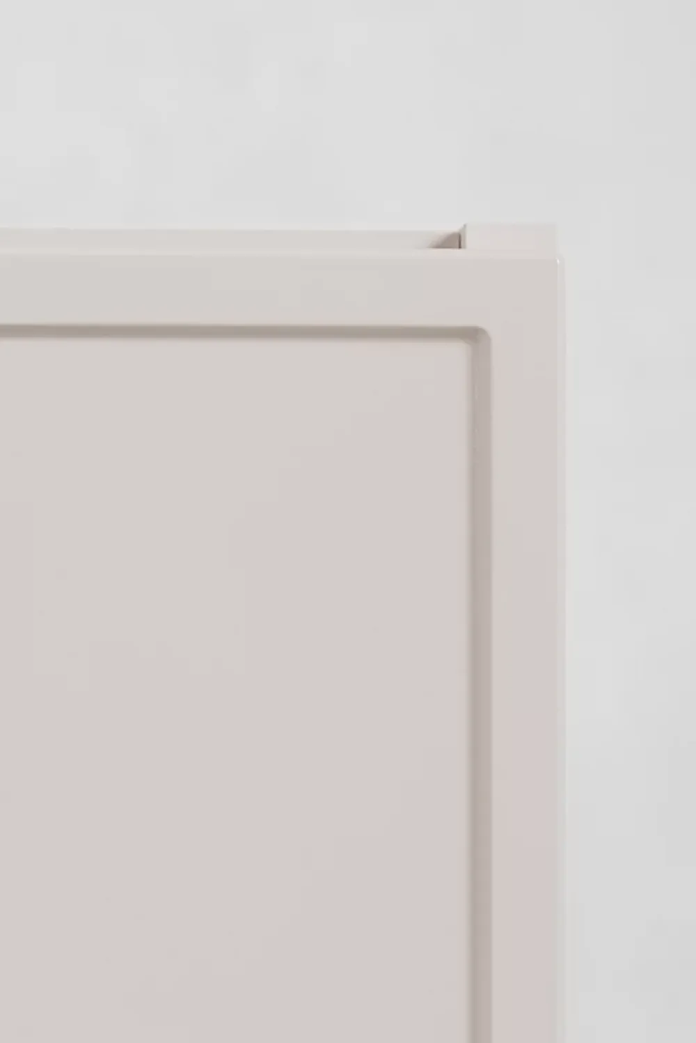 3xE Living Meuble de salle de bain, Cachemire, poignée argentée, 46 x 60 x 57 cm
