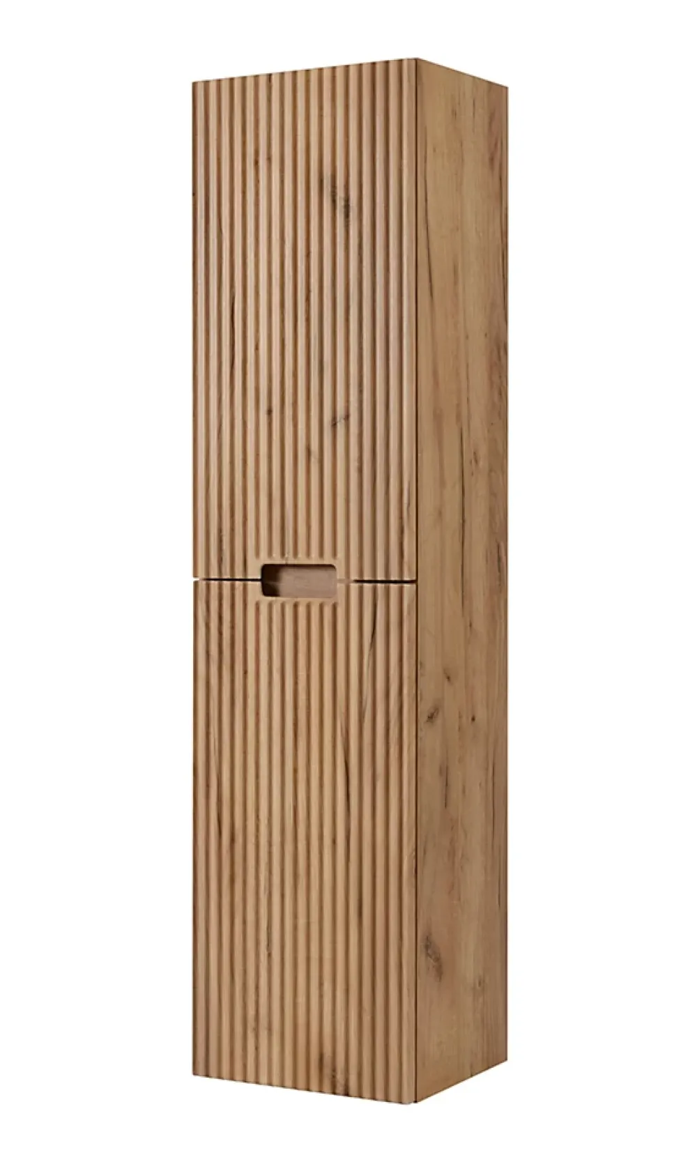 3xE Living Meuble de salle de bain, chêne Craft, 35 x 136 x 27 cm