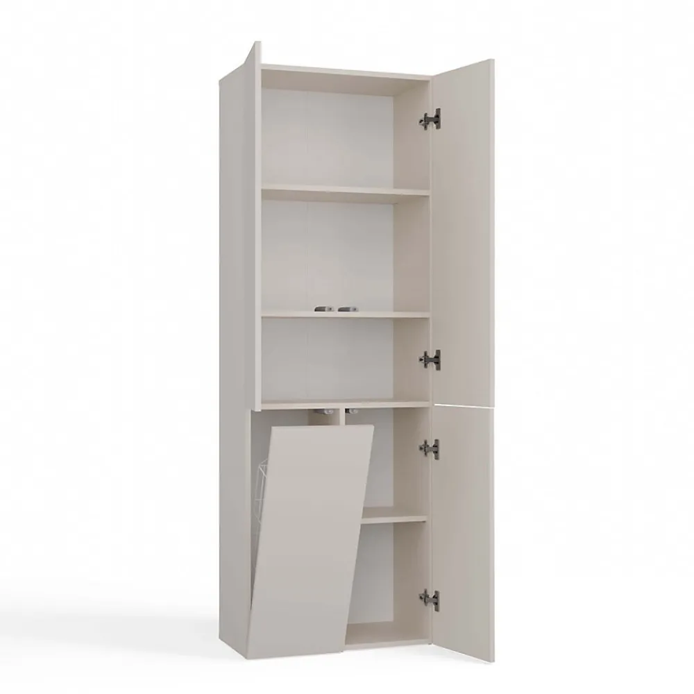 3xE Living Meuble de salle de bain, cachemire, 60 x 30 x 174 cm