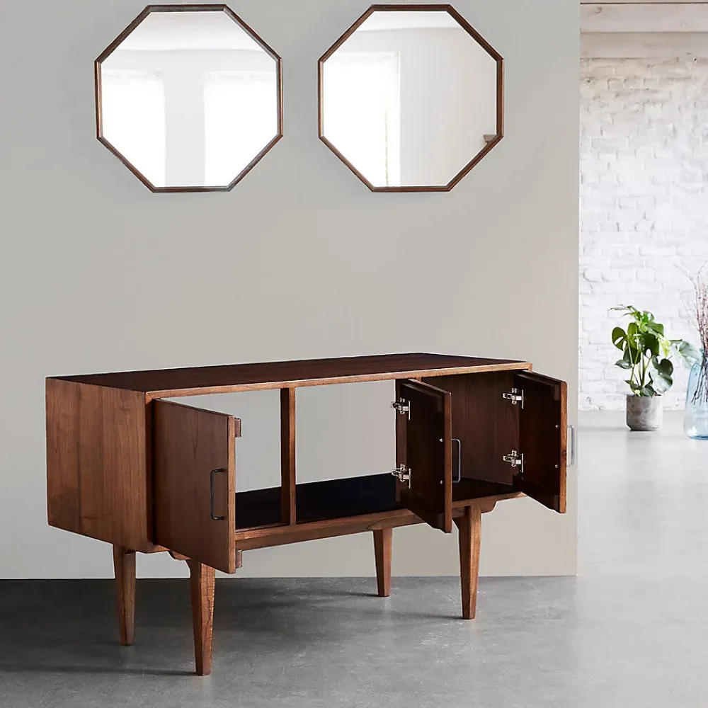 Bois Dessus Bois Dessous Meuble de salle de bain en mindi massif 135 cm
