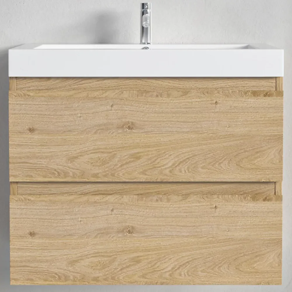 Lomazoo Meuble de salle de bain Monaco chêne clair - 60cm