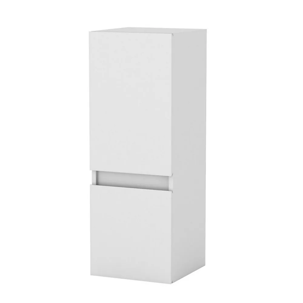 AICA Sanitaire Meuble de salle de bain mural, 30x30x83 cm, colonne blanche,