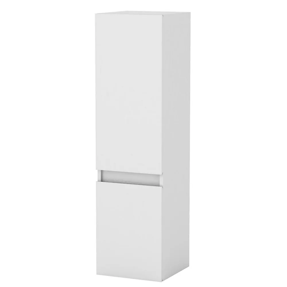 AICA Sanitaire Meuble de salle de bain mural, 30x30x110 cm, colonne blanche,