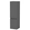 AICA Sanitaire Meuble de salle de bain mural, 30x30x110 cm, colonne anthracite,
