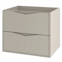 Meuble Sous Lavabo|Furnidea Meuble de salle de bain sous vasque suspendu DELCA cachemire 60 cm