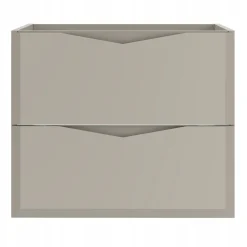 Meuble Sous Lavabo|Furnidea Meuble de salle de bain sous vasque suspendu DELCA cachemire 60 cm