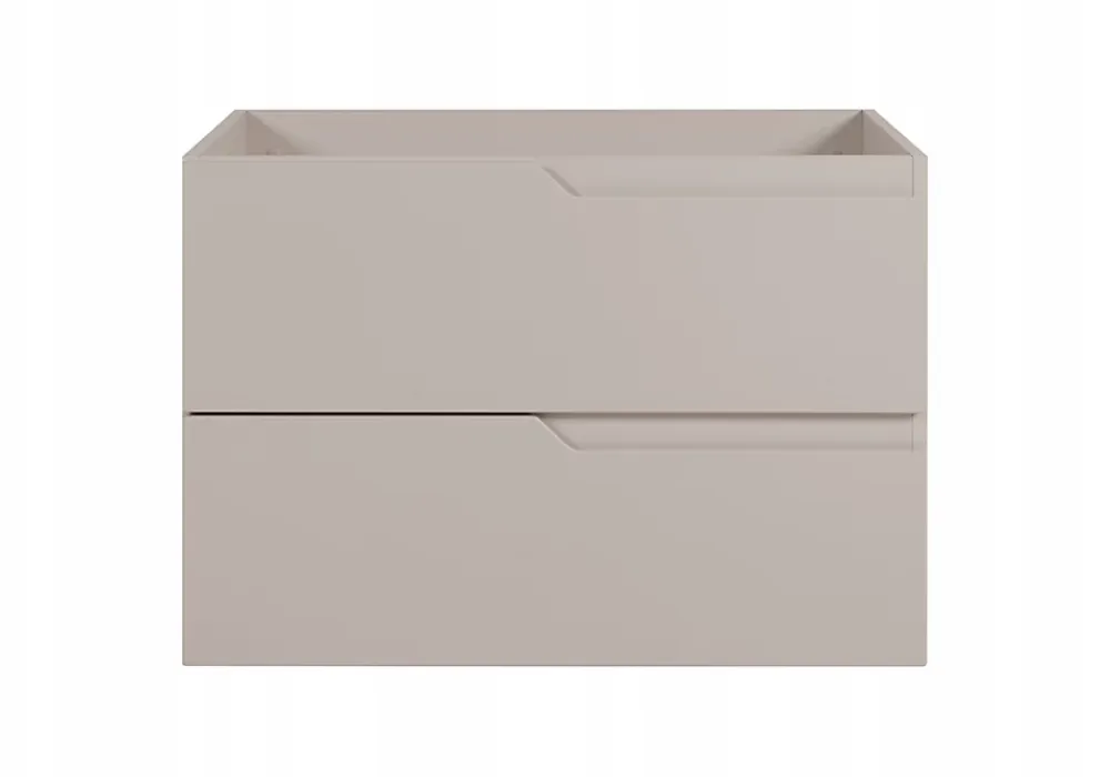 Meuble Sous Lavabo|Furnidea Meuble de salle de bain suspendu sous vasque MODERN cachemire 80 cm