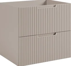 Meuble Sous Lavabo|Furnidea Meuble de salle de bain suspendu sous vasque VENA cachmire 60 cm