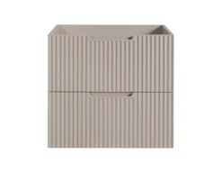 Meuble Sous Lavabo|Furnidea Meuble de salle de bain suspendu sous vasque VENA cachmire 60 cm