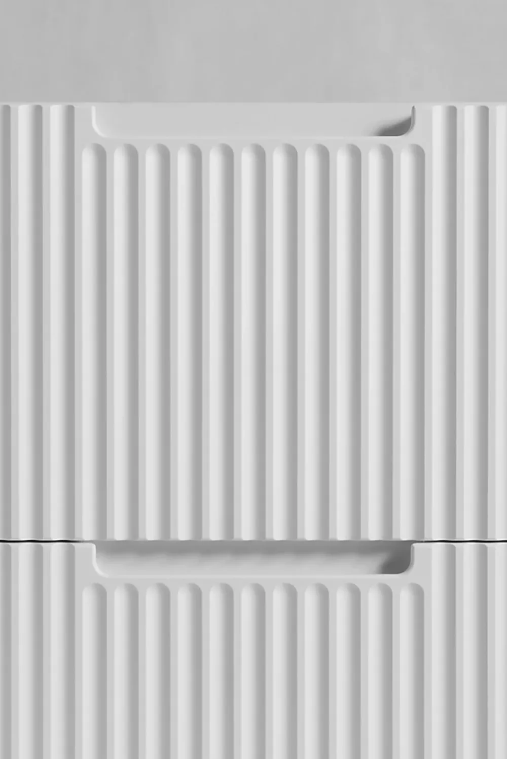 Furnidea Meuble de salle de bain suspendu sous vasque VENA blanc 80 cm