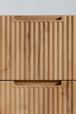 Meuble Sous Lavabo|Furnidea Meuble de salle de bain suspendu sous vasque VENA chêne 60 cm