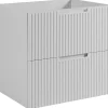Furnidea Meuble de salle de bain suspendu sous vasque VENA blanc 60 cm