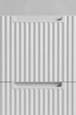 Furnidea Meuble de salle de bain suspendu sous vasque VENA blanc 60 cm