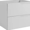 Furnidea Meuble de salle de bain suspendu sous vasque MODERN blanc 60 cm