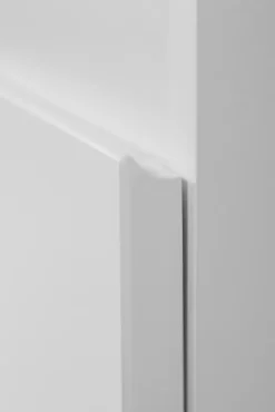 Furnidea Meuble de salle de bain suspendu sous vasque MODERN blanc 60 cm