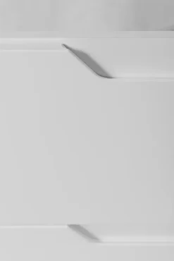 Furnidea Meuble de salle de bain suspendu sous vasque MODERN blanc 60 cm
