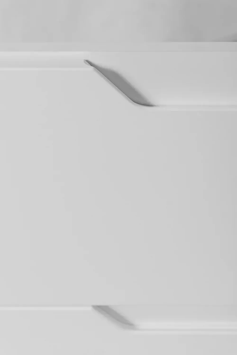 Furnidea Meuble de salle de bain suspendu sous vasque MODERN blanc 60 cm