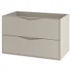Meuble Sous Lavabo|Furnidea Meuble de salle de bain sous vasque suspendu DELCA cachemire 80 cm