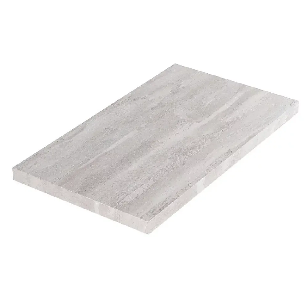 Plan De Travail Salle De Bains|Kiamami Valentina Meuble De Salle De Bain Étagère De Lavabo 80Cm Effet Béton