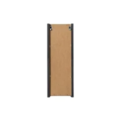 Armoire De Salle De Bains|Meublorama Meuble de salle de bain VANO 1 porte Noir mat L20 x P18 x H57 cm Meuble suspendu