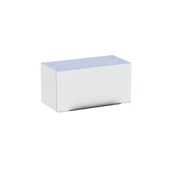 Meuble de salle de bains haut blanc brillant l.60 x H.30 x P.30 cm, Pamili