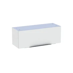 Meuble de salle de bains haut blanc brillant l.80 x H.30 x P.30 cm, Pamili