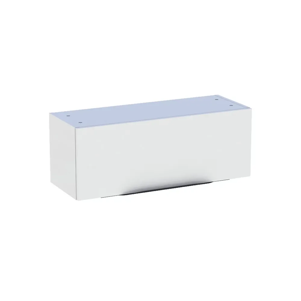 Meuble de salle de bains haut blanc brillant l.80 x H.30 x P.30 cm, Pamili