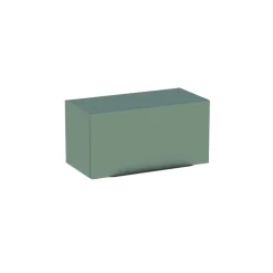Armoire De Salle De Bains| Meuble de salle de bains haut vert sauge mat l.60 x H.30 x P.30 cm, Pamili