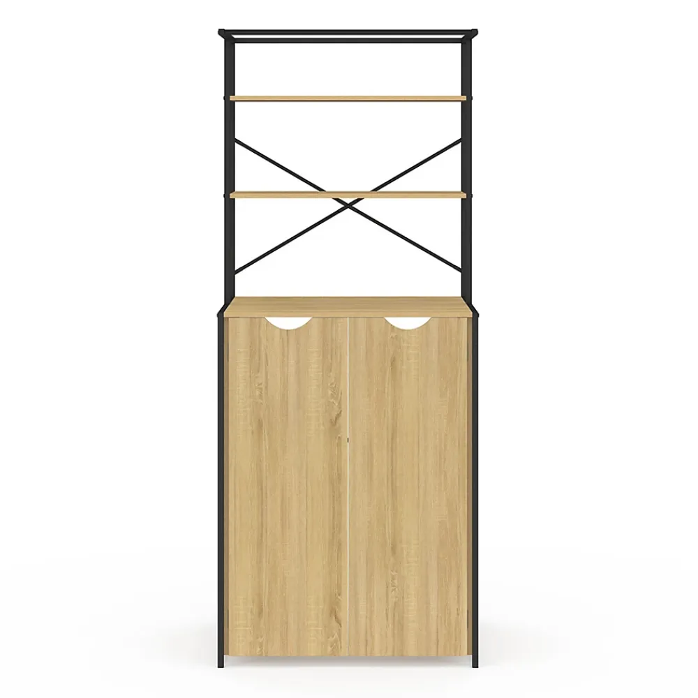 IDMarket Meuble dessus machine à laver fermé DETROIT design industriel