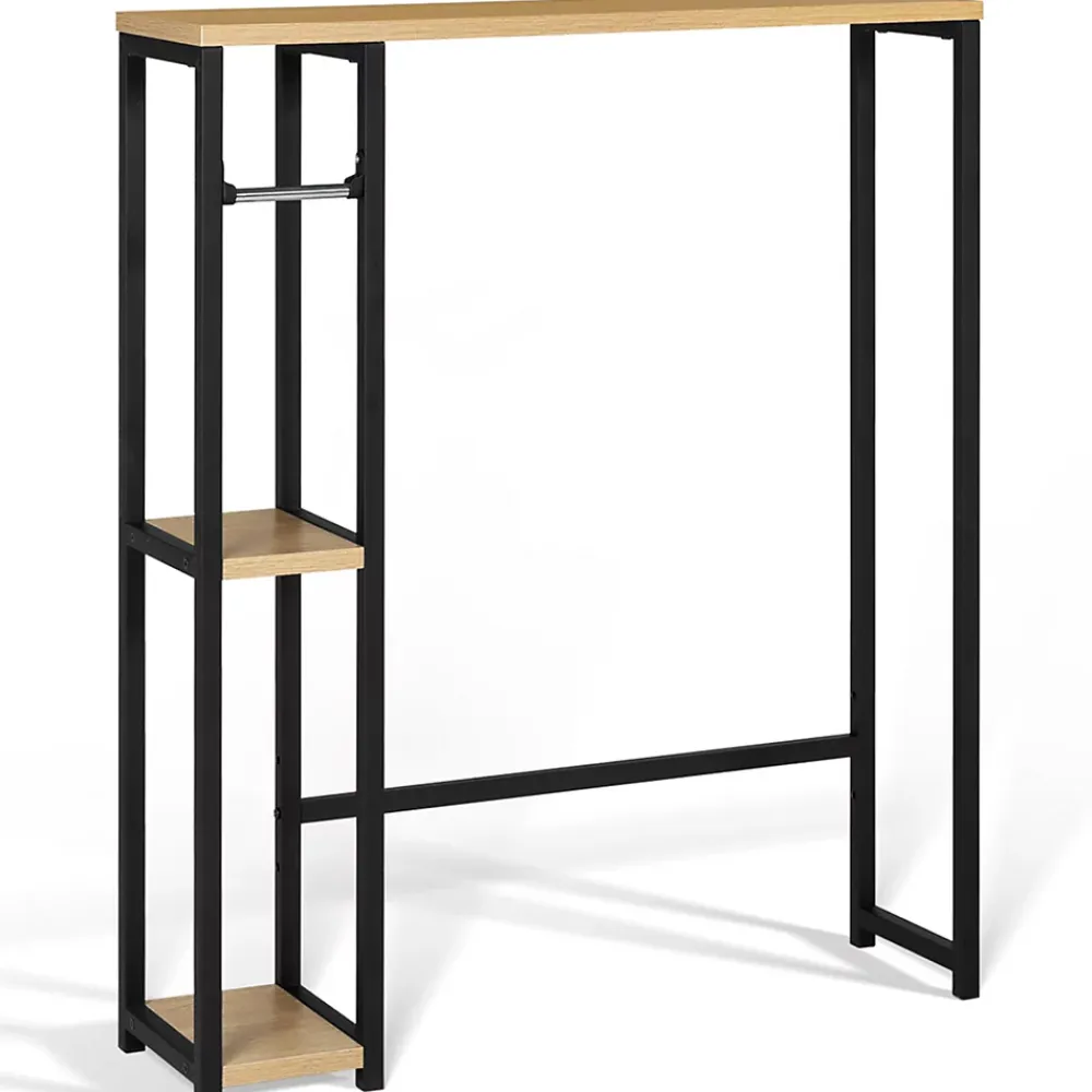 Meuble Wc|Meuble De Salle De Bains Faible Profondeur|IDMarket Meuble dessus WC avec placard DETROIT design industriel