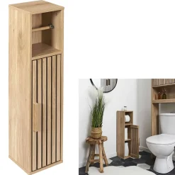 The Home Deco Factory Meuble dérouleur de papier toilette Saulk