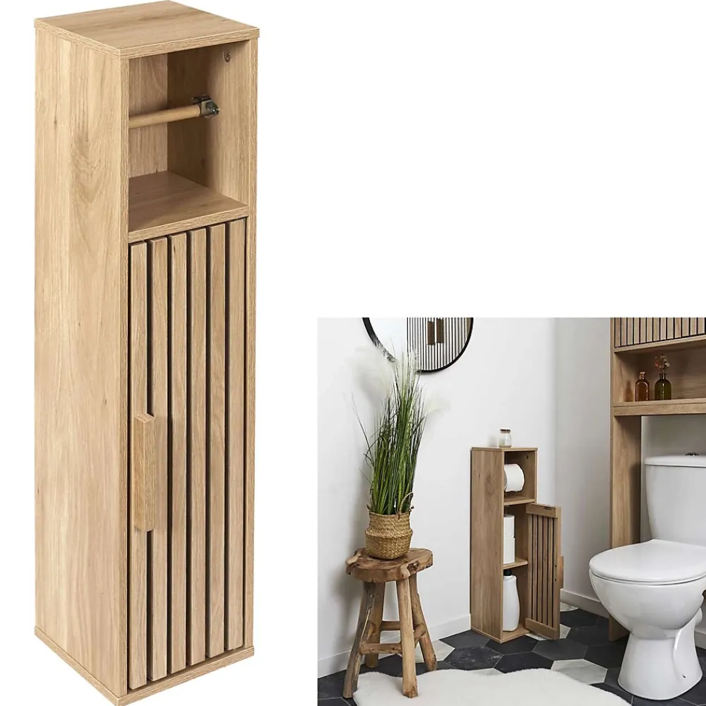 The Home Deco Factory Meuble dérouleur de papier toilette Saulk