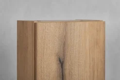 Furnidea Meuble haut de salle de bain à suspendre NOVA OAK 20 x 57 cm