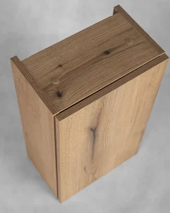 Furnidea Meuble haut de salle de bain à suspendre NOVA OAK 20 x 57 cm