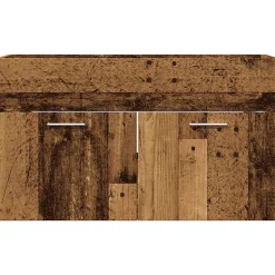 Vidaxl Meuble lavabo de salle de bain vieux bois bois d'ingénierie