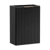 Furnidea Meuble lave main à suspendre ADEL NOIR 40 cm