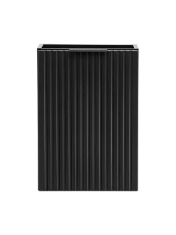 Furnidea Meuble lave main à suspendre ADEL NOIR 40 cm